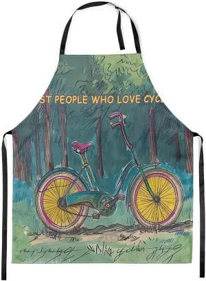 Sporting Theme Aprons for Men Women,Fashion Modern Sports Game Waterproof Apron