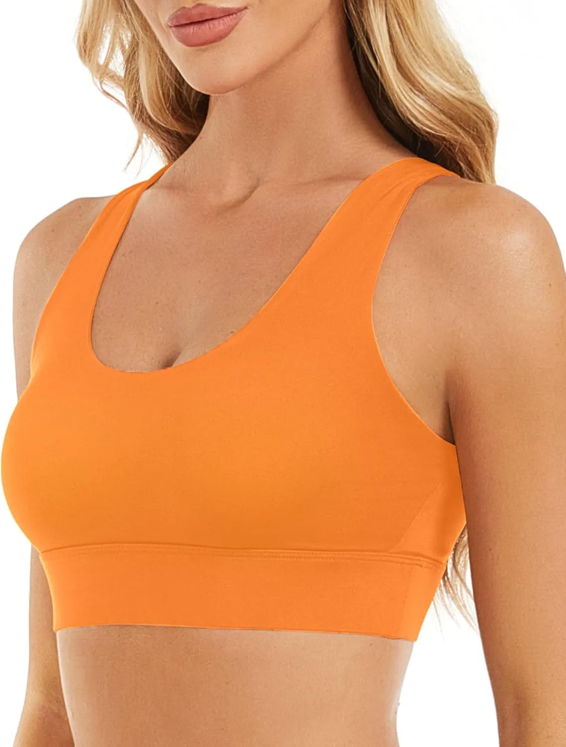 Sports Bras for Women High Impact Sports Bra - Removable Padded Yoga Racerback Bra Workout Crop Tops