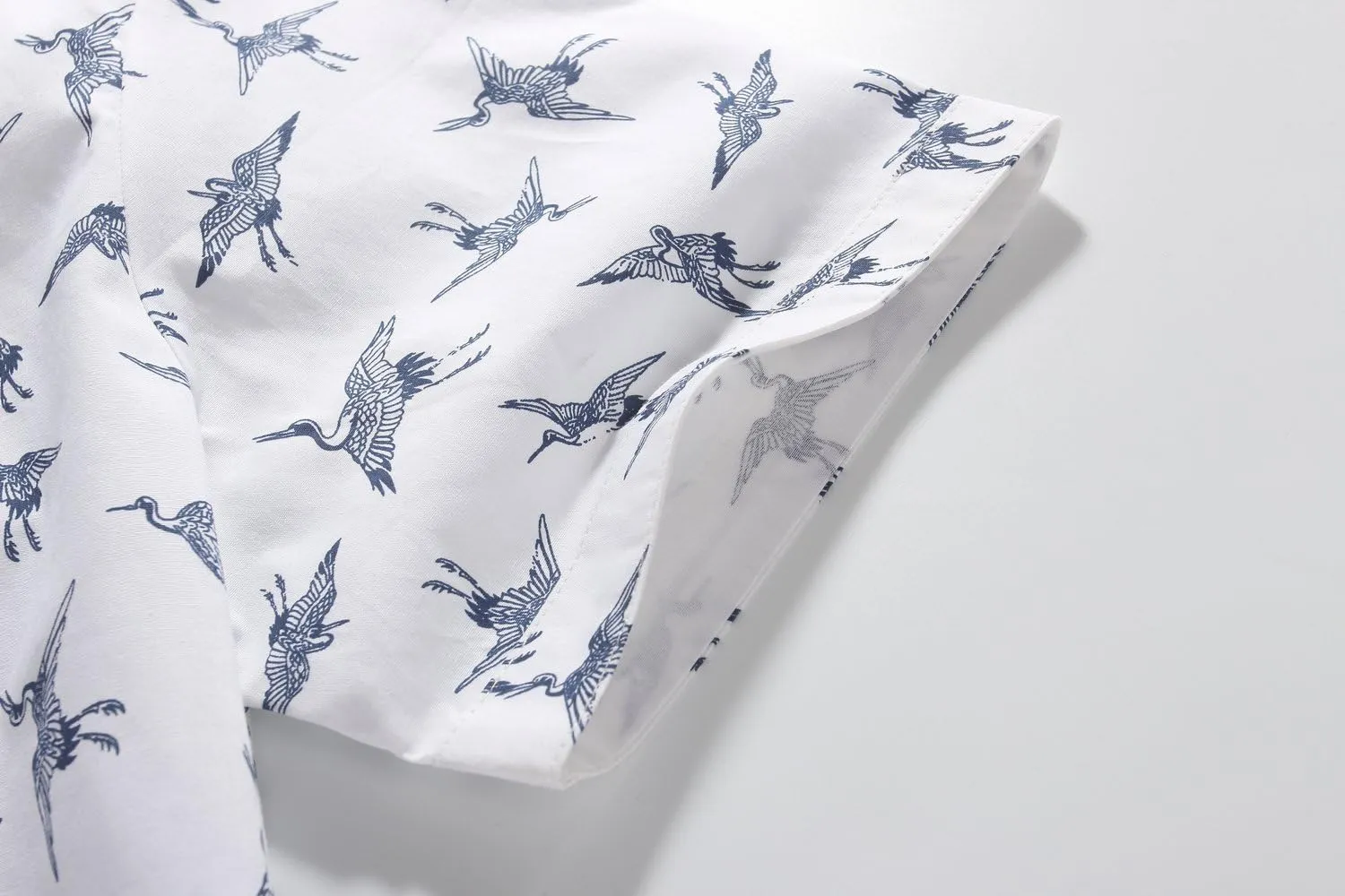 SSLR Men's Casual Button Down Shirts Regular-Fit 100% Cotton Printed Short Sleeve Shirts for Men