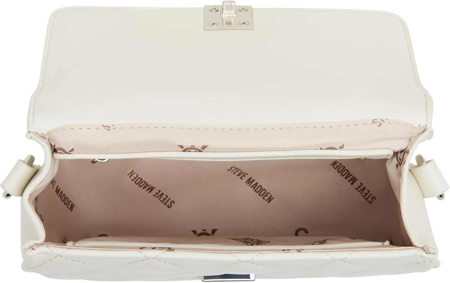 Steve Madden Carla Mixed Quilt Flap Crossbody