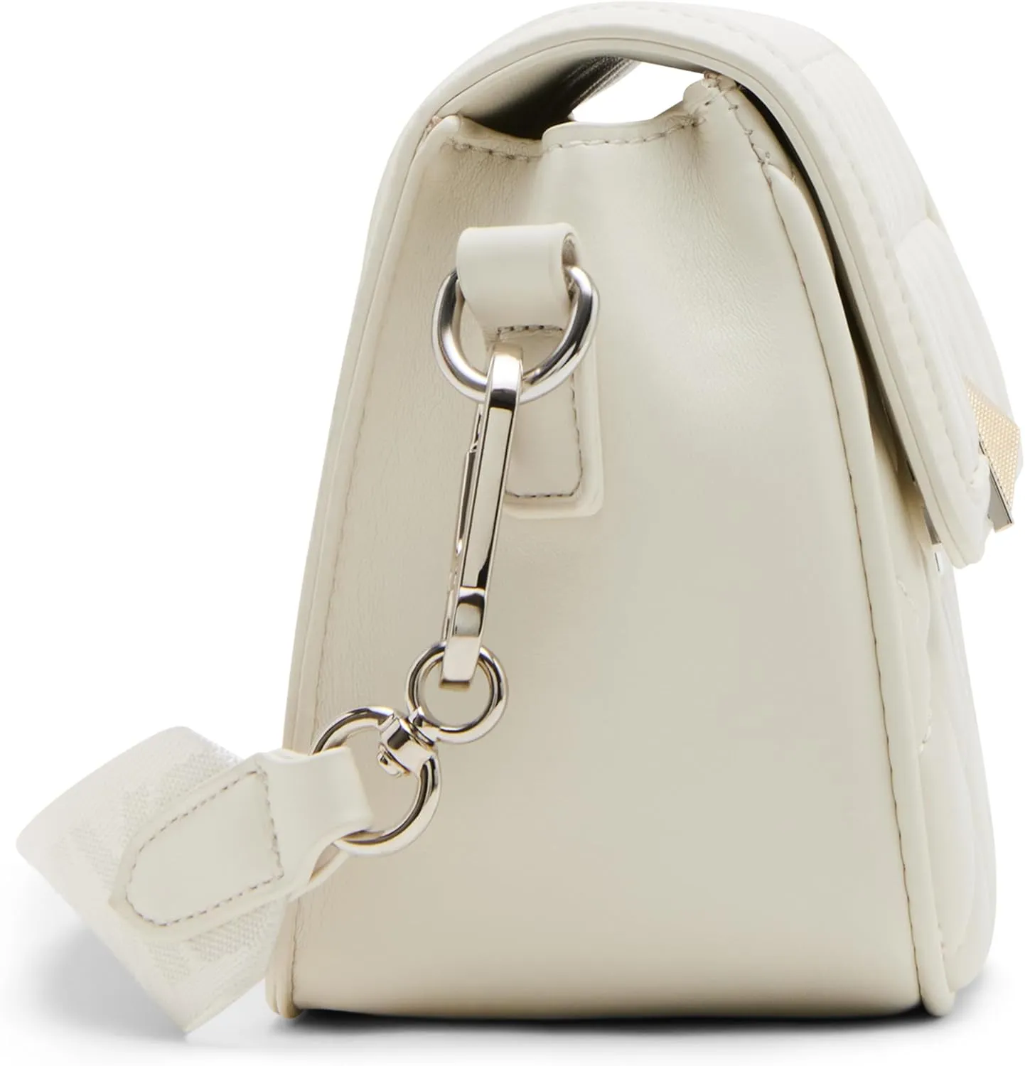 Steve Madden Carla Mixed Quilt Flap Crossbody