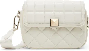 Steve Madden Carla Mixed Quilt Flap Crossbody