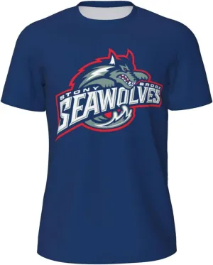 Stony Brook University Men's Lightweight Breathable Mesh Short Sleeve T-Shirt
