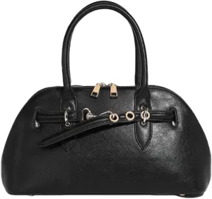 Stylish Handbag with Pendant Adjustable Strap Practical PU Leather Crossbody Purse Office Shoulder Bag Work Satchel