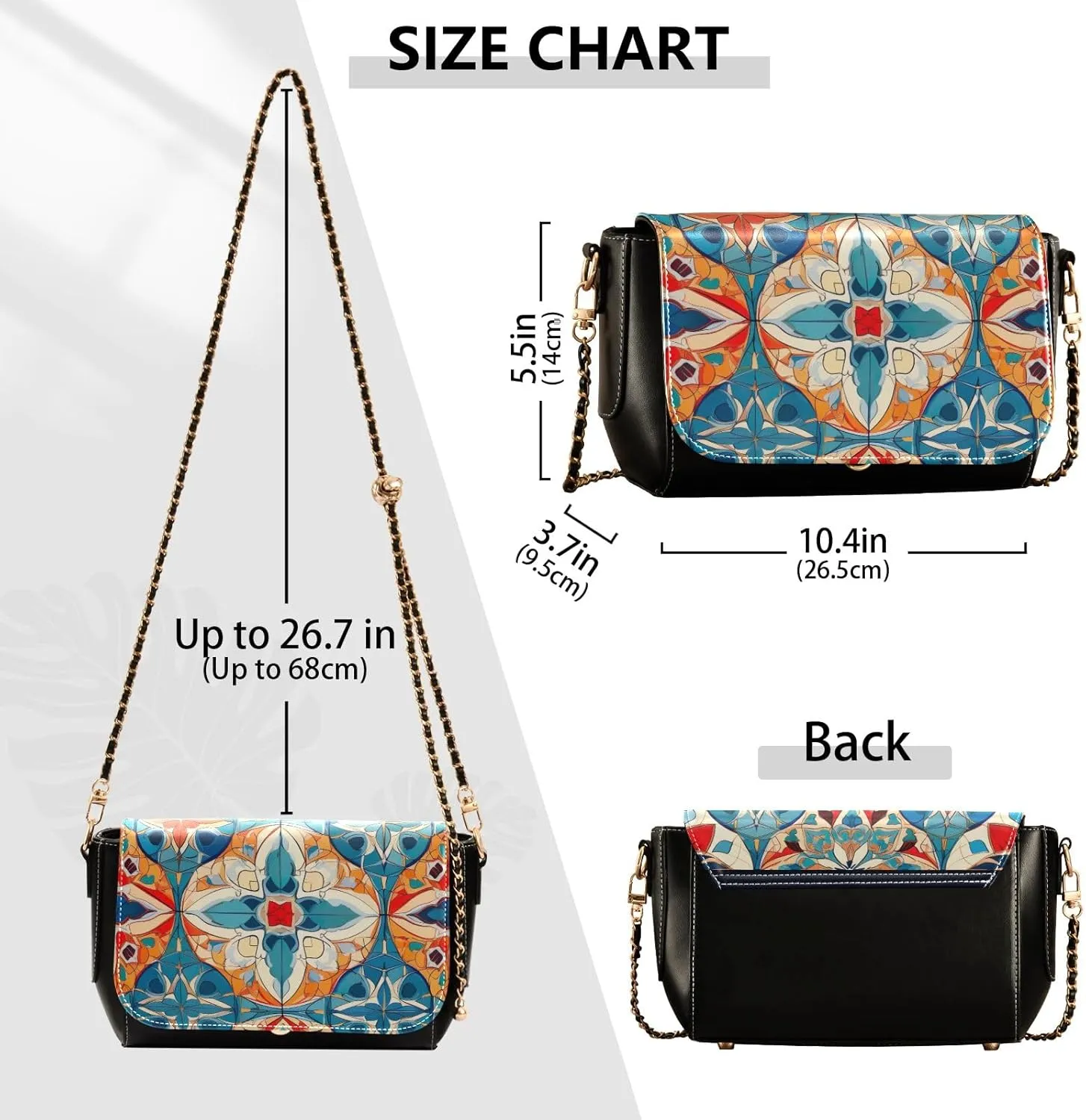 Sunflower on a Yellow Crossbody Bag with Pocket, Crossbody Leather Shoulder Bag, Crossbody Bags Leather for Women