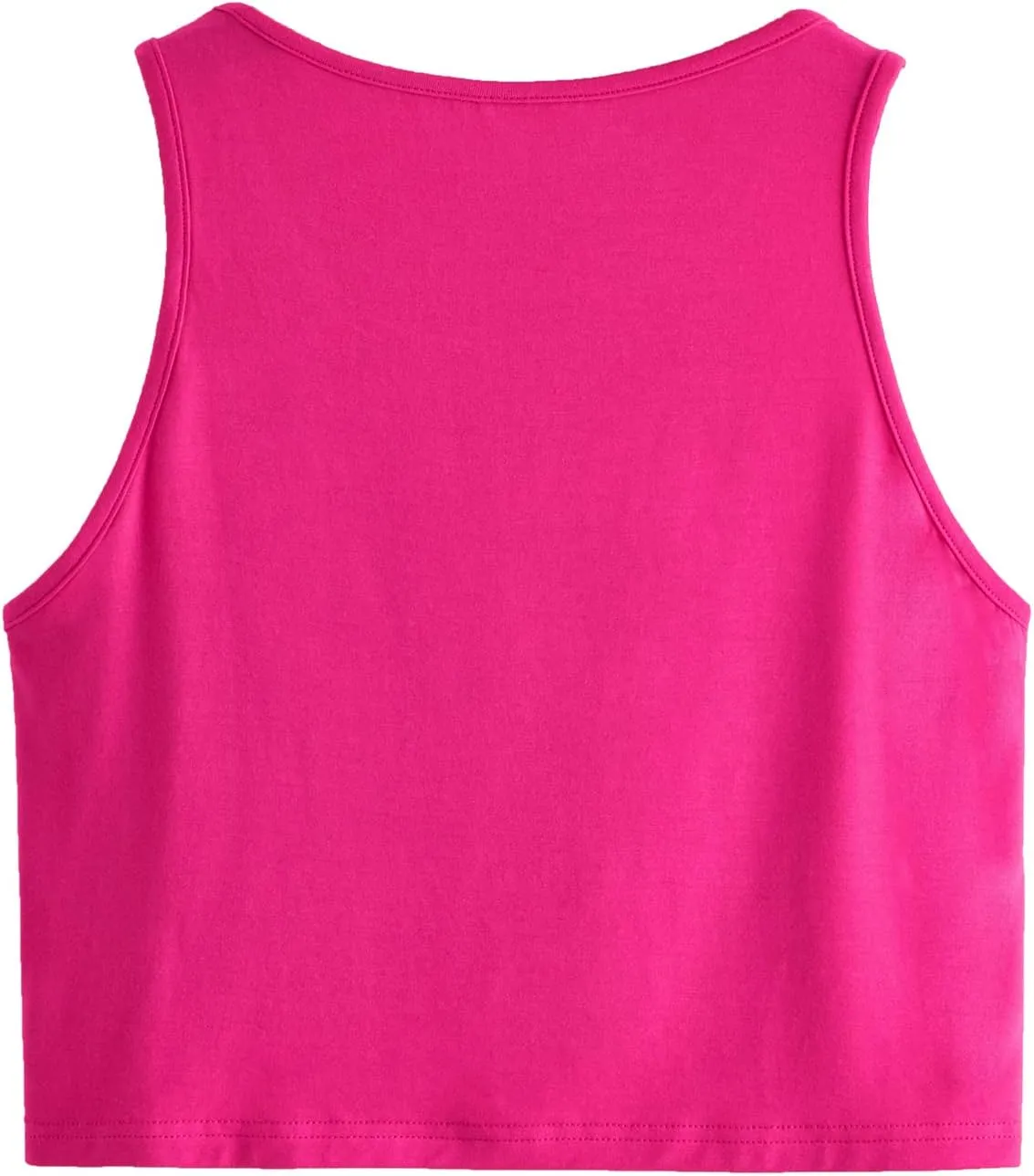 SweatyRocks Women's Casual Sleeveless Round Neck Workout Crop Tank Top Shirts