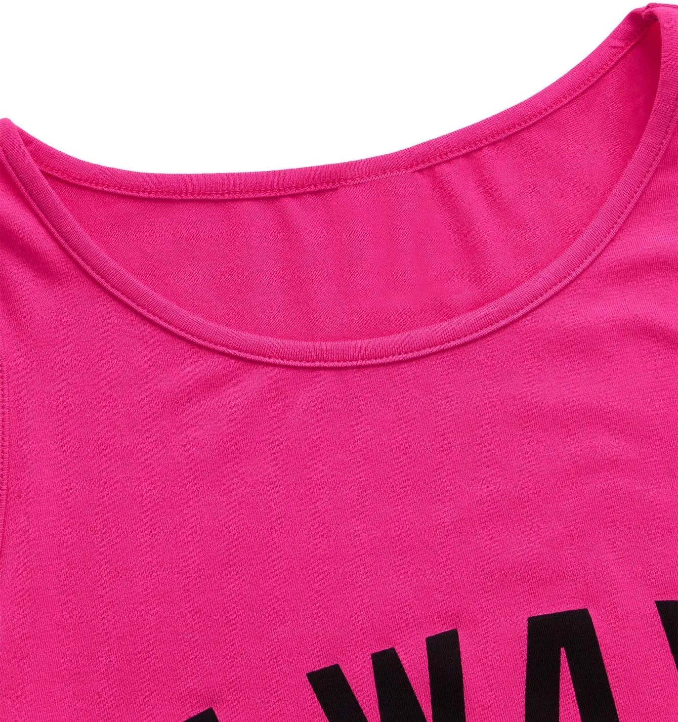SweatyRocks Women's Casual Sleeveless Round Neck Workout Crop Tank Top Shirts