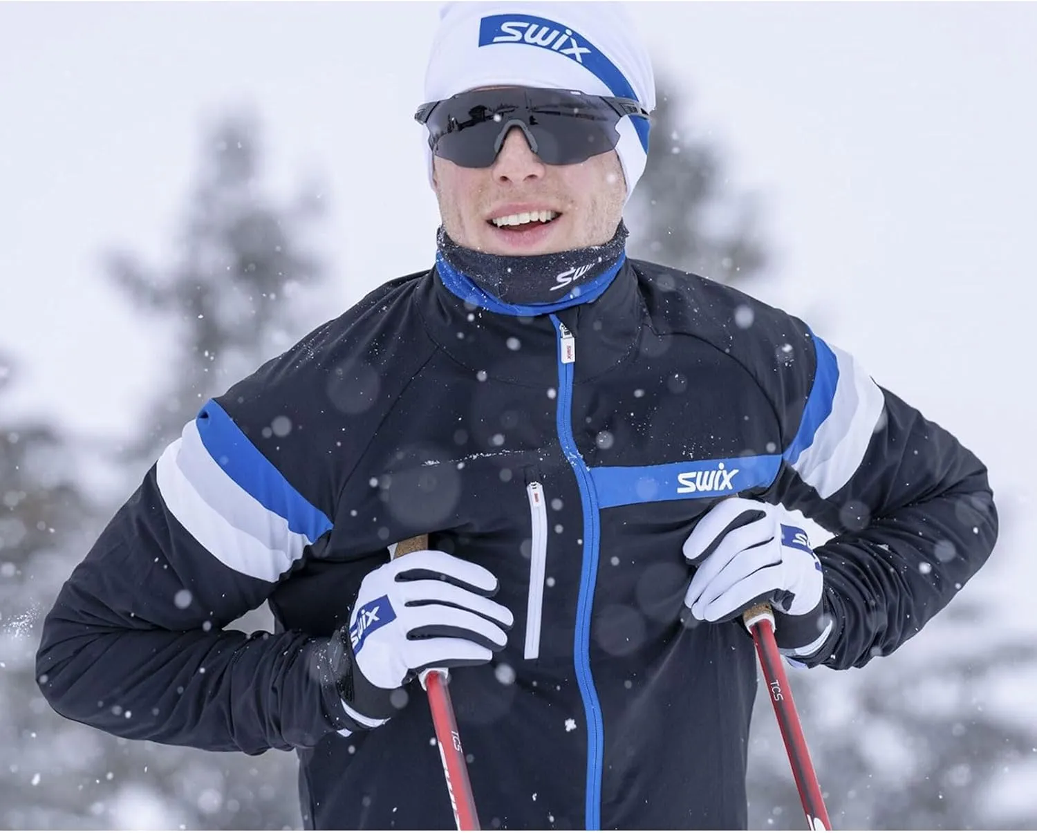 Swix Men's Focus Breathable Windproof Active Outdoor Cross Country Skiing Winter Sports Jacket
