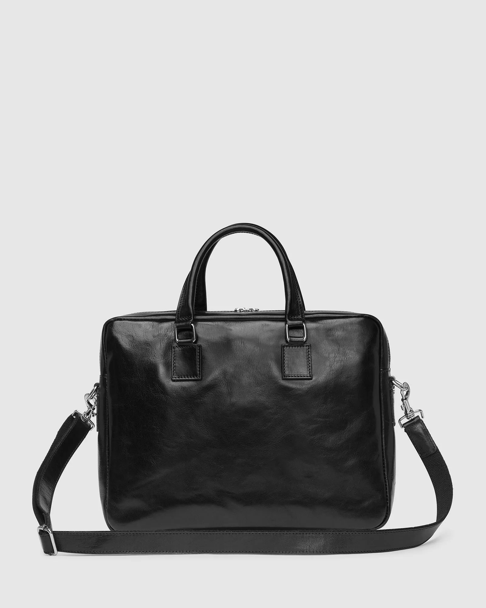 Tokyo Black - Leather Case single compartment