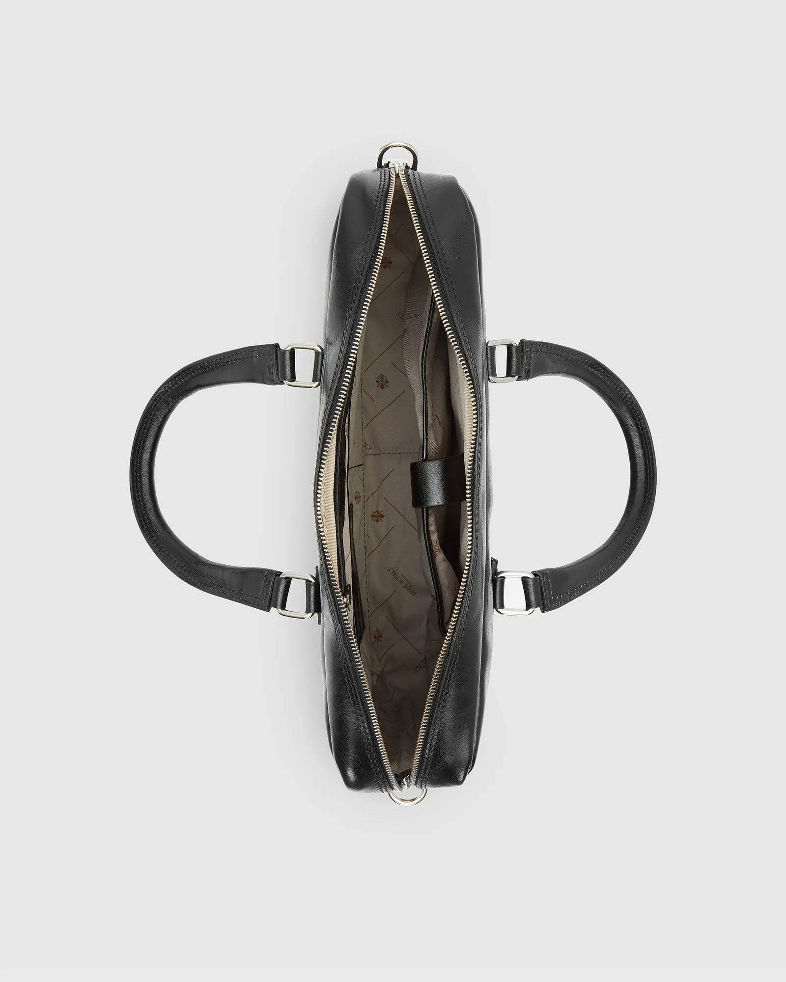 Tokyo Black - Leather Case single compartment