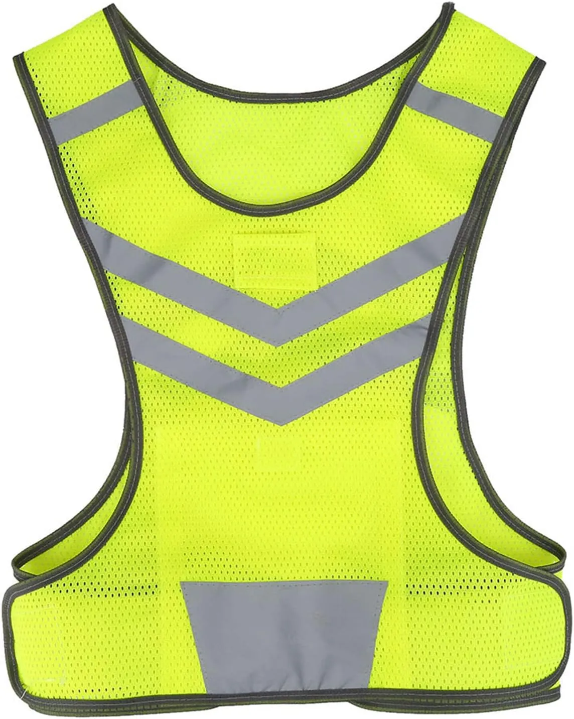 Topyond Arrow Reflective Safety Vest, High Visibility Adjustable Outdoor Sports Vest, Size M, for Outdoor Sports, Cycling, Running, Hiking