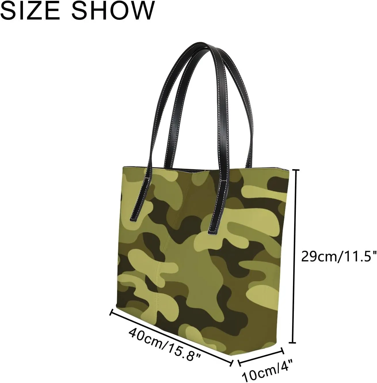 Tote Bag for Women PU Leather Handbags Women's Crossbody Handbags Work Tote Bags for Women Coachbags Tote Bag with Zipper