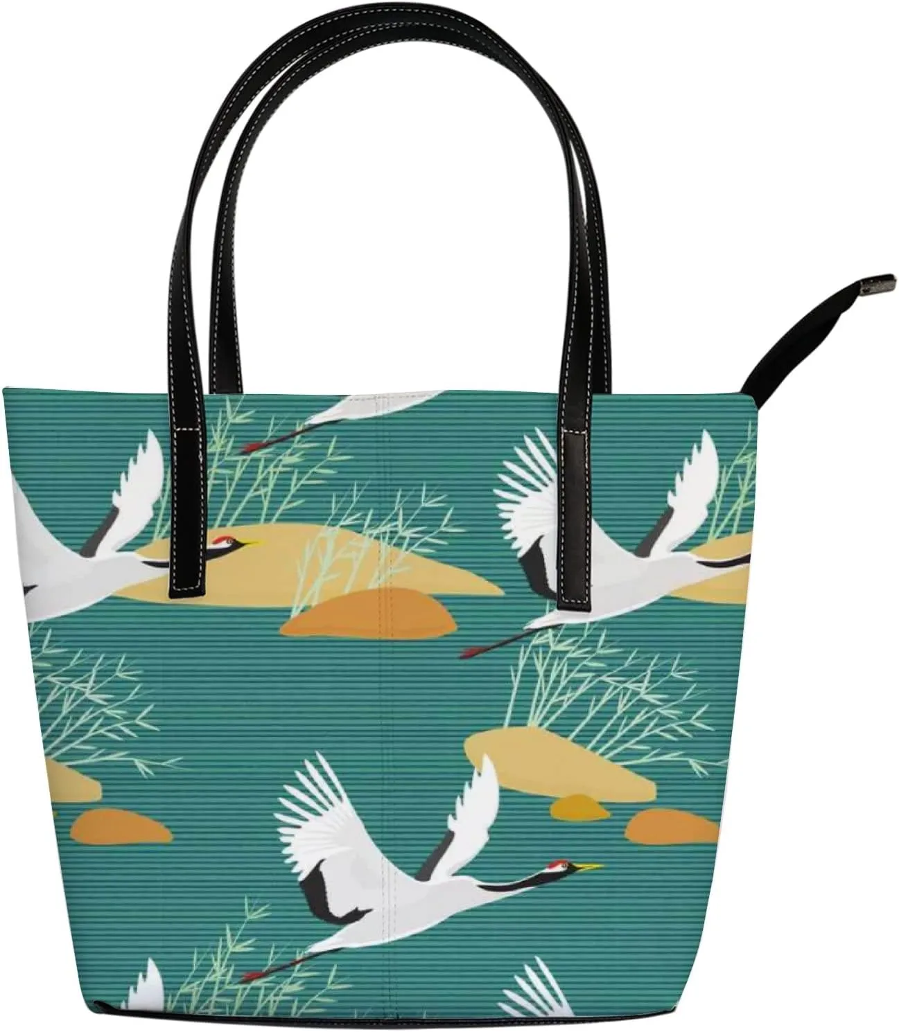 Tote Bag for Women PU Leather Handbags Women's Crossbody Handbags Work Tote Bags for Women Coachbags Tote Bag with Zipper
