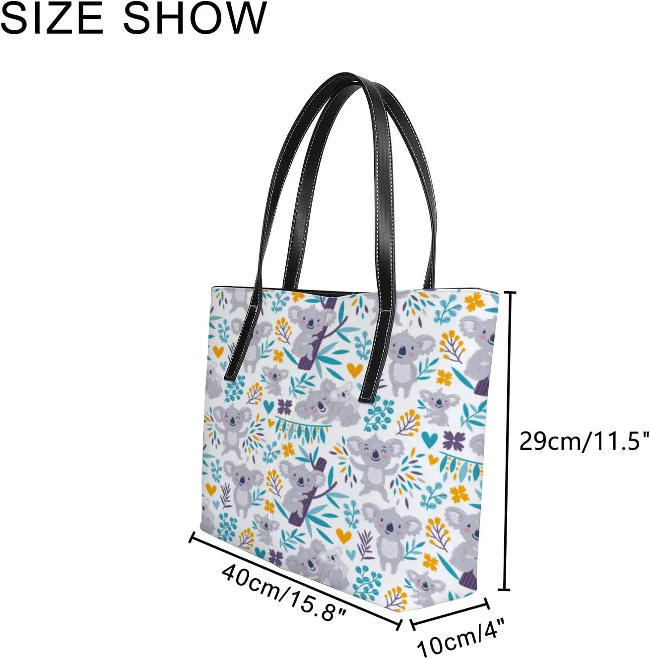 Tote Bag for Women PU Leather Handbags Women's Crossbody Handbags Work Tote Bags for Women Coachbags Tote Bag with Zipper