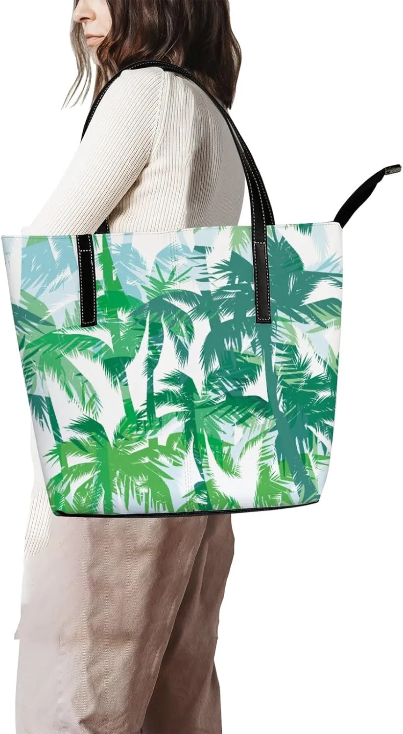 Tote Bag for Women PU Leather Handbags Women's Crossbody Handbags Work Tote Bags for Women Coachbags Tote Bag with Zipper