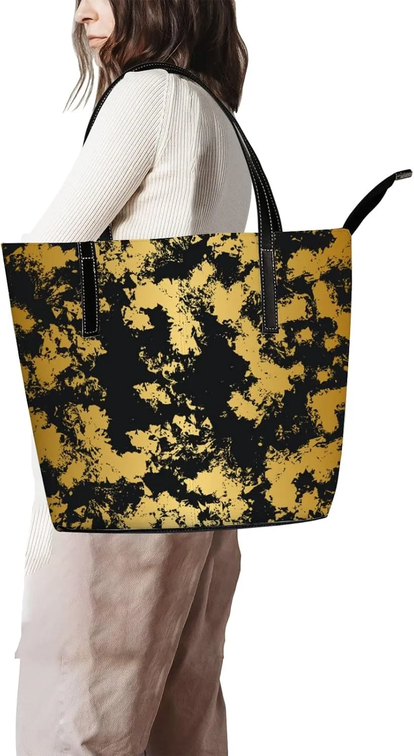 Tote Bag for Women PU Leather Handbags Women's Crossbody Handbags Work Tote Bags for Women Coachbags Tote Bag with Zipper