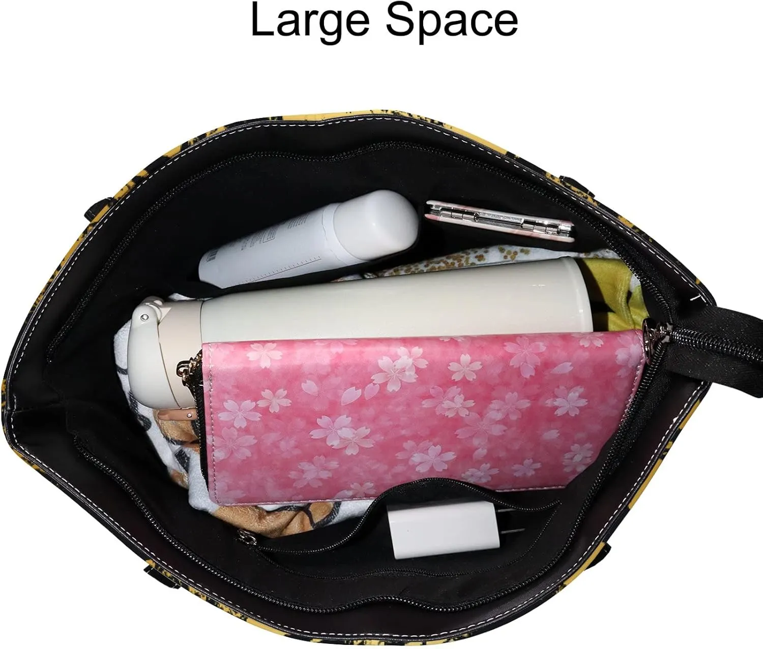 Tote Bag for Women PU Leather Handbags Women's Crossbody Handbags Work Tote Bags for Women Coachbags Tote Bag with Zipper