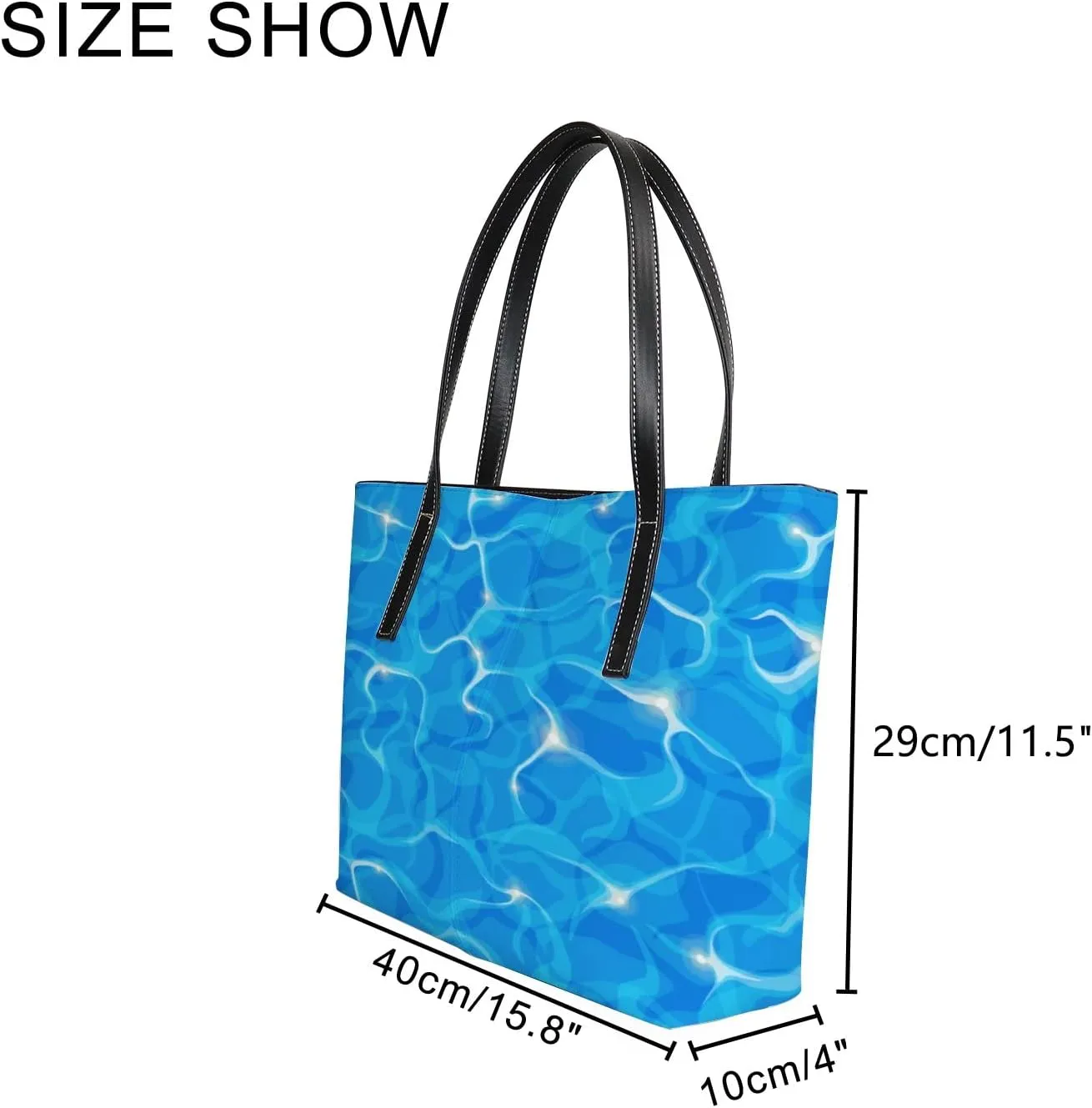 Tote Bag for Women PU Leather Handbags Women's Crossbody Handbags Work Tote Bags for Women Coachbags Tote Bag with Zipper