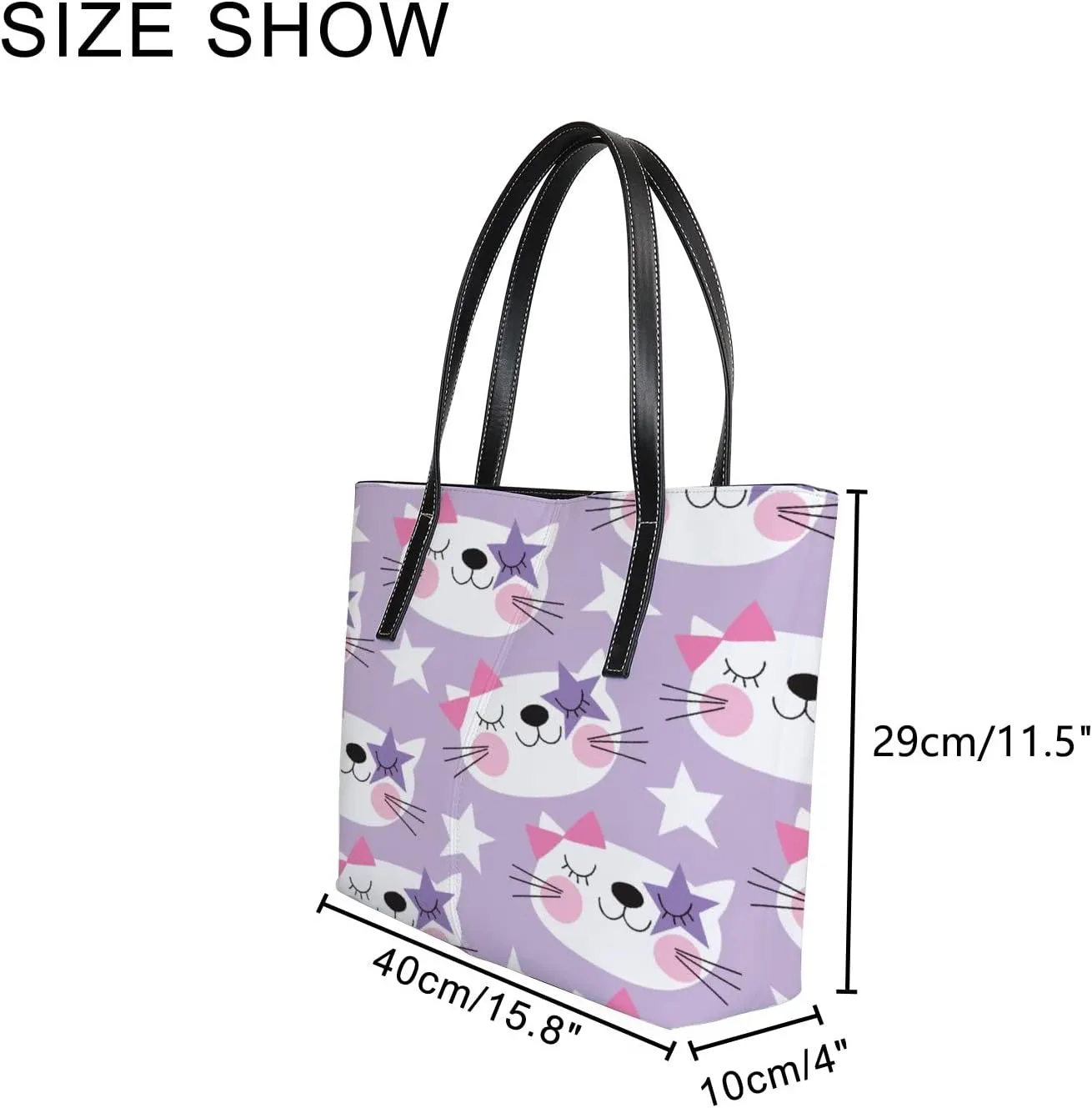 Tote Bag for Women PU Leather Handbags Women's Crossbody Handbags Work Tote Bags for Women Coachbags Tote Bag with Zipper