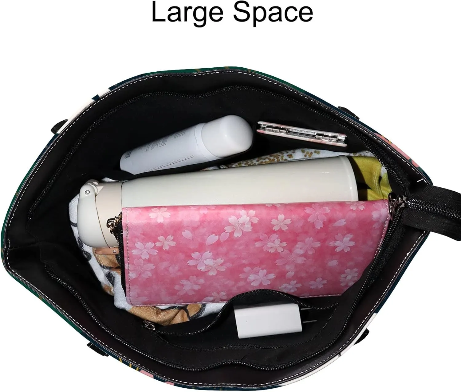 Tote Bag for Women PU Leather Handbags Women's Crossbody Handbags Work Tote Bags for Women Coachbags Tote Bag with Zipper