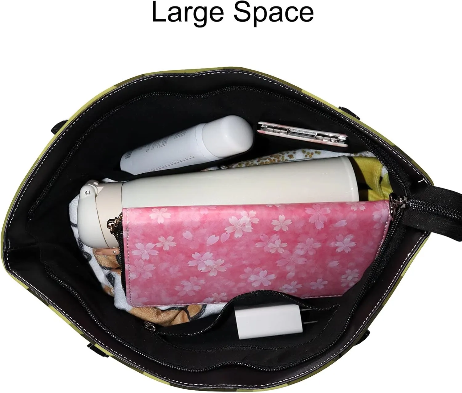 Tote Bag for Women PU Leather Handbags Women's Crossbody Handbags Work Tote Bags for Women Coachbags Tote Bag with Zipper