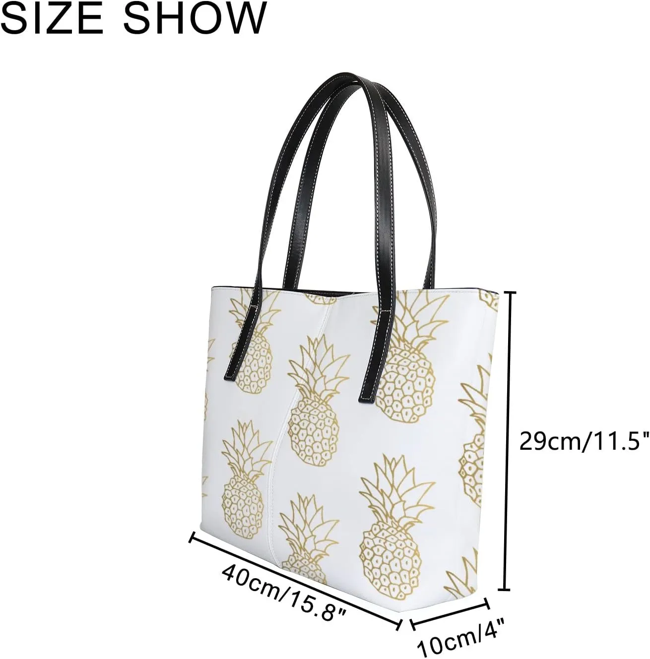 Tote Bag for Women PU Leather Handbags Women's Crossbody Handbags Work Tote Bags for Women Coachbags Tote Bag with Zipper