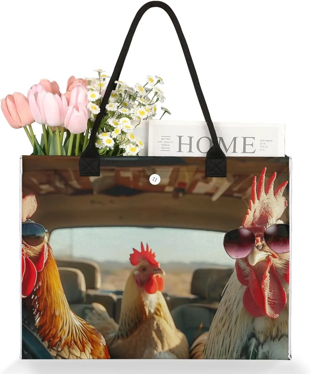 Tote Bag for Women Reusable Canvas Shoulder Bag