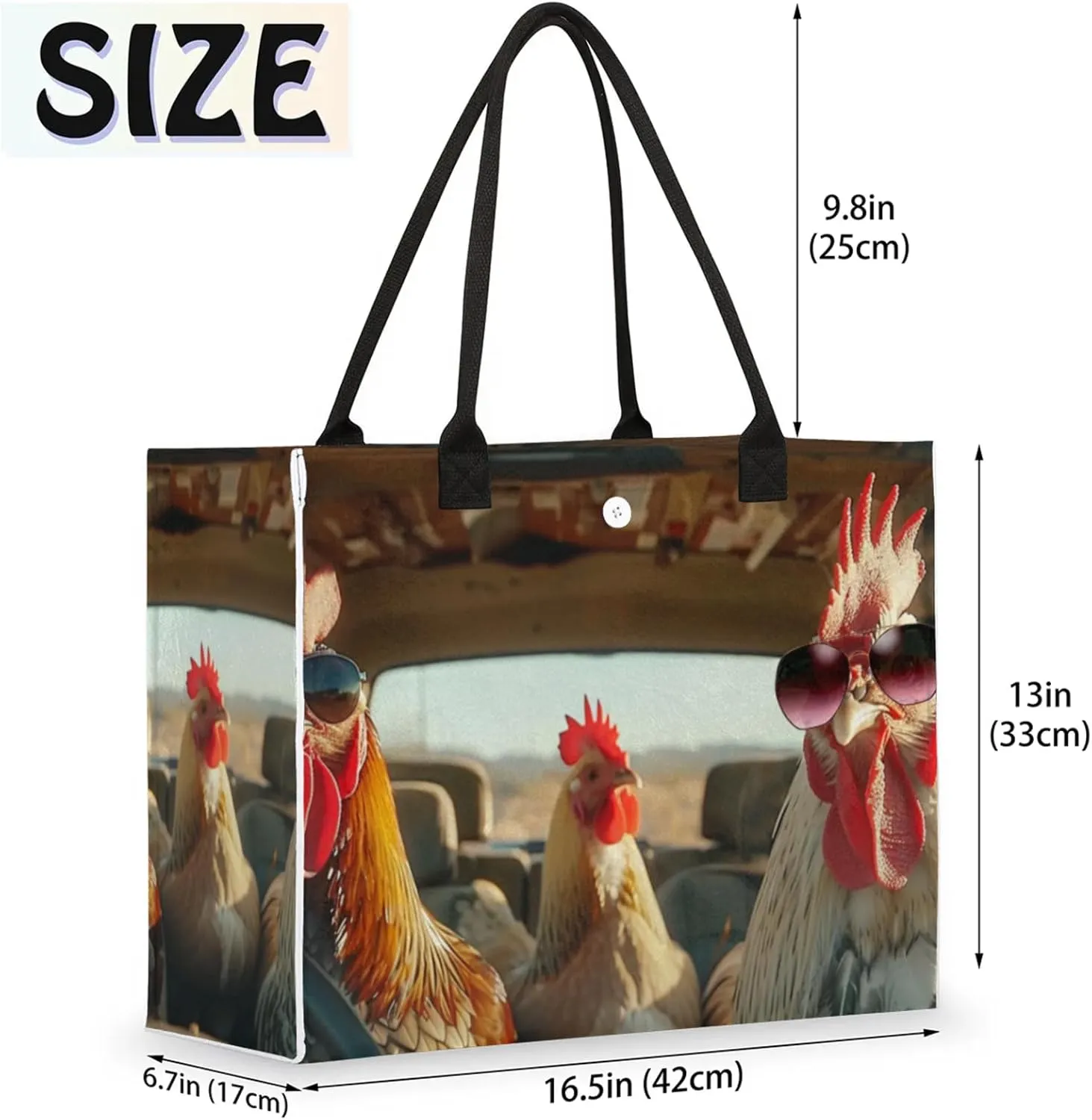 Tote Bag for Women Reusable Canvas Shoulder Bag