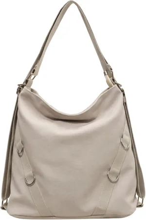 Tote Bag for Women,Canvas Tote Bag with Zipper, Retro Large Capacity Casual Shoulder Handbags with Inner Pockets