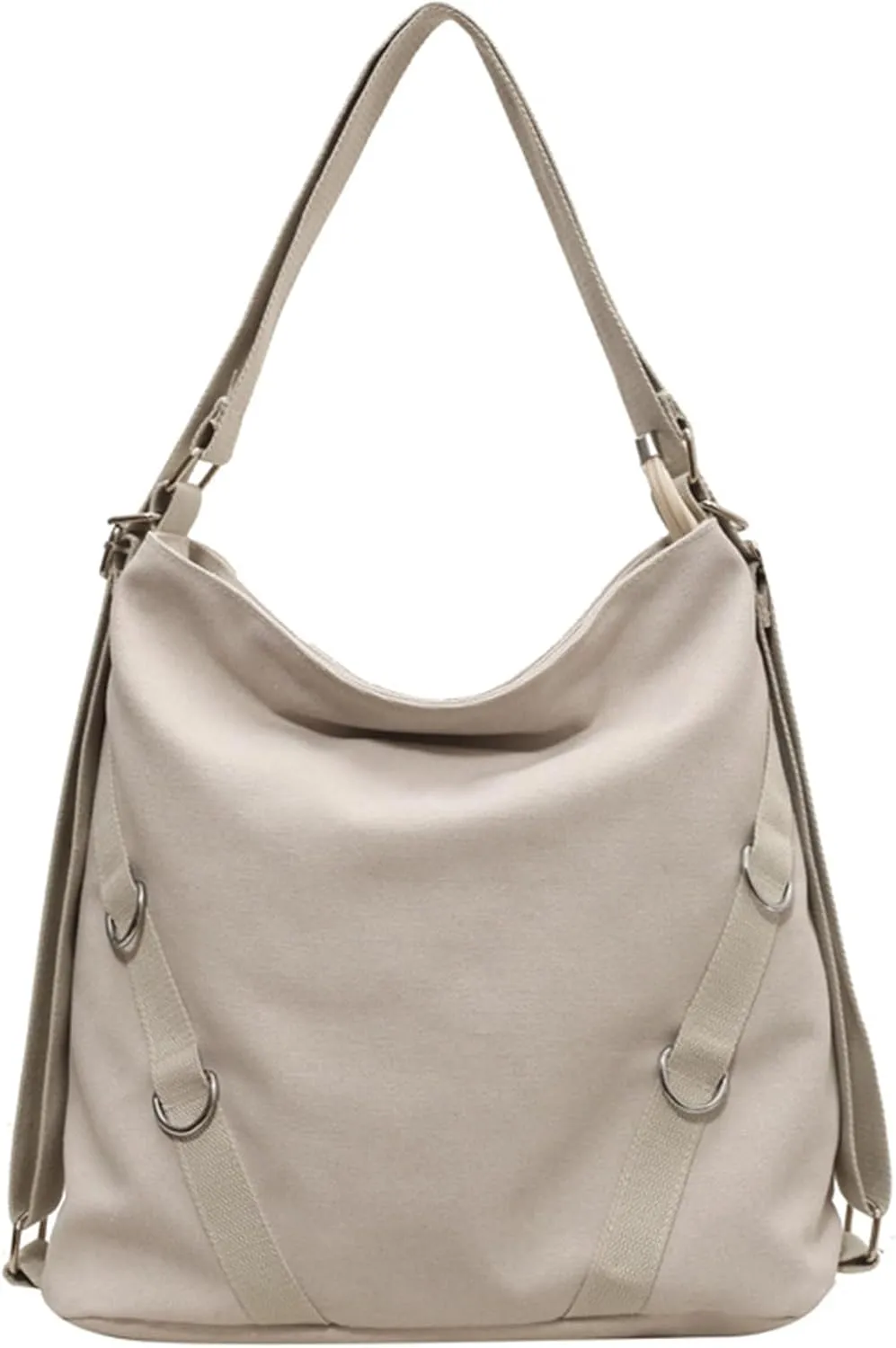 Tote Bag for Women,Canvas Tote Bag with Zipper, Retro Large Capacity Casual Shoulder Handbags with Inner Pockets