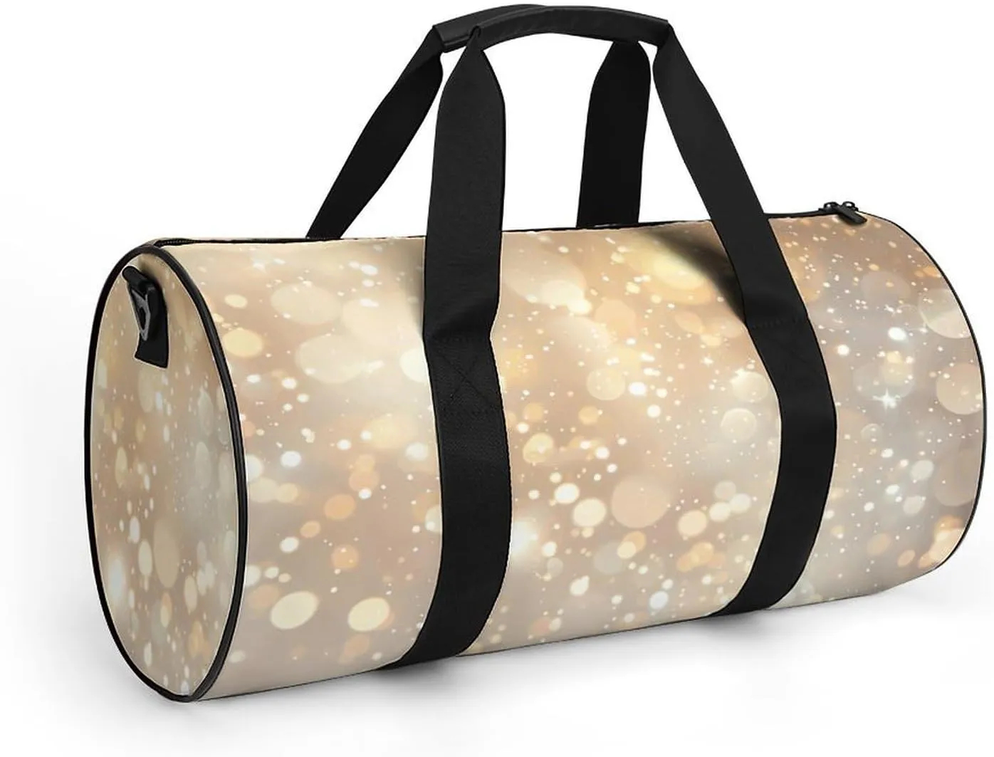 Travel Duffel Bag for Men And Women,Blurry Lights And Stars Waterproof Sports Fitness Bag Portable Travel Duffel Bag