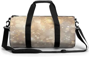 Travel Duffel Bag for Men And Women,Blurry Lights And Stars Waterproof Sports Fitness Bag Portable Travel Duffel Bag