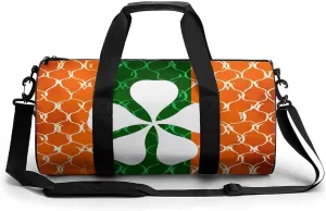 Travel Duffel Bag for Men And Women,Silhouette of Leaves Waterproof Sports Fitness Bag Portable Travel Duffel Bag