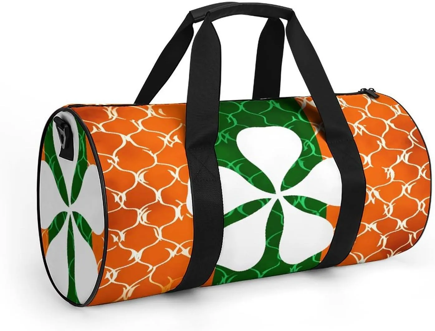 Travel Duffel Bag for Men And Women,Silhouette of Leaves Waterproof Sports Fitness Bag Portable Travel Duffel Bag