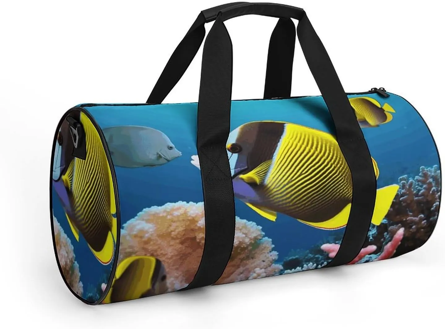 Travel Duffel Bag for Men And Women,Tropical Fish Waterproof Sports Fitness Bag Portable Travel Duffel Bag