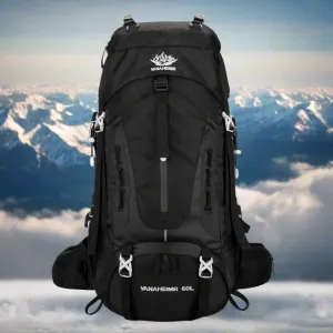 TrekMate 60L Waterproof Travel Backpack with Rain Cover - Perfect for Hiking and Camping for Men and Women