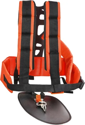 Trimmer Shoulder Strap Padded Universal Adjustable, Weed Eater Harness, Brush Cutters Harness Nylon Double Shoulder Harness for Trimmer