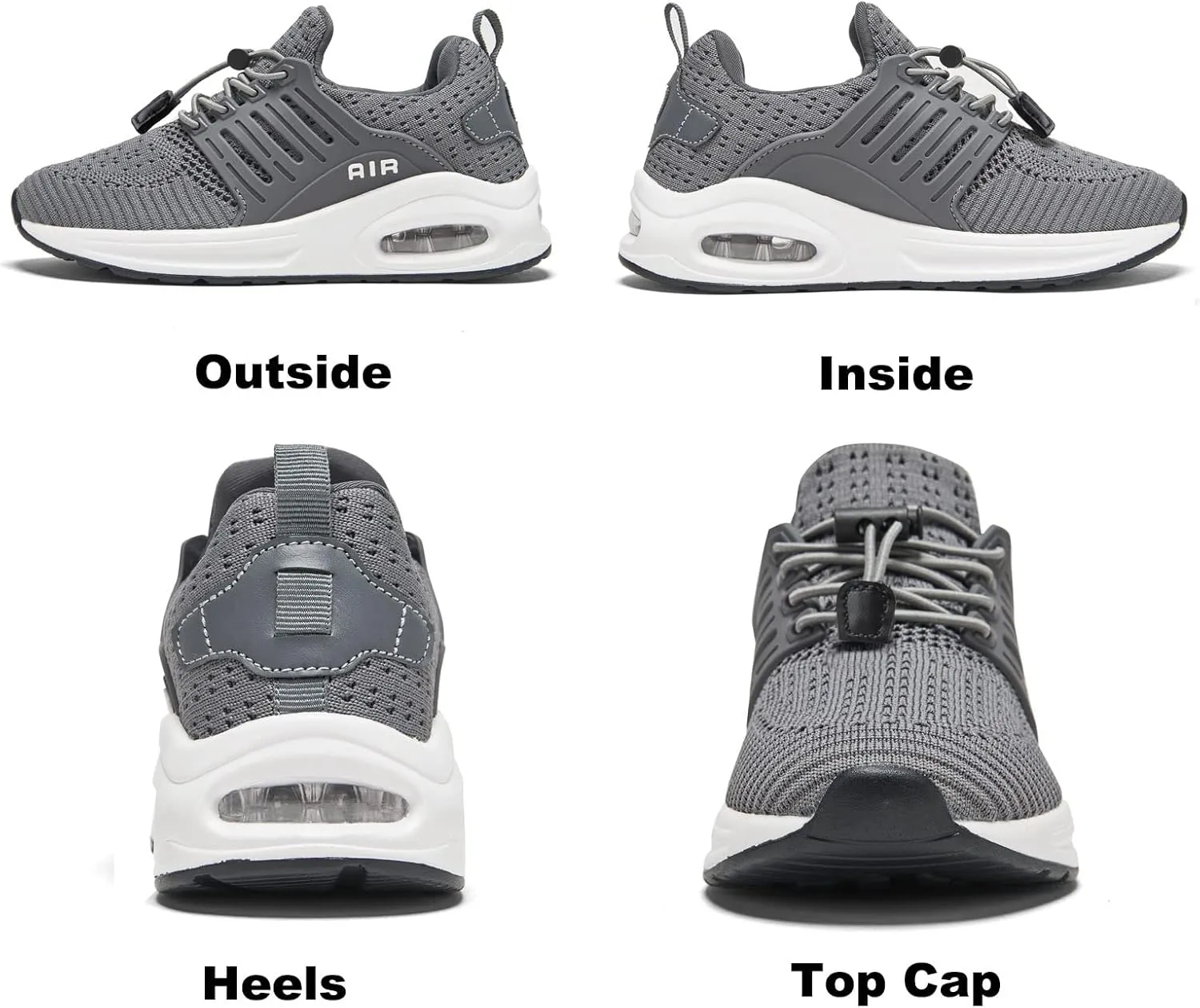 Ugmikdo Kids Shoes Boys Girls Running Tennis Shoes Air Shoes Breathable Lightweight Fashion Sneakers for Sports Athletic Gym Walking