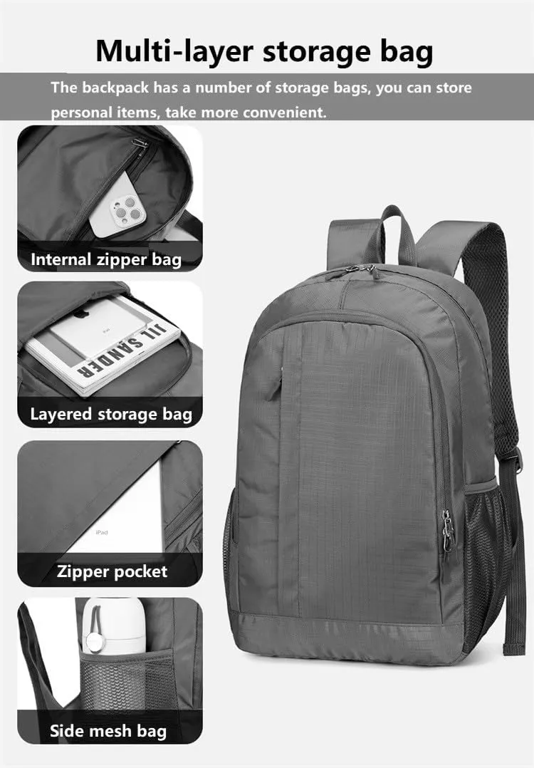 Ultra Lightweight Packable Hiking Backpack Small Foldable Travel Hiking Camping Daypack Casual Outdoor Day Bag for Men Women 25L