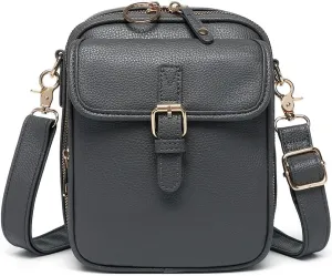 Urvashi Crossbody Leather Bag, Collaboraten1 Crossbody Leather Bag Anti Theft Small Crossbody Sling Bags for Women