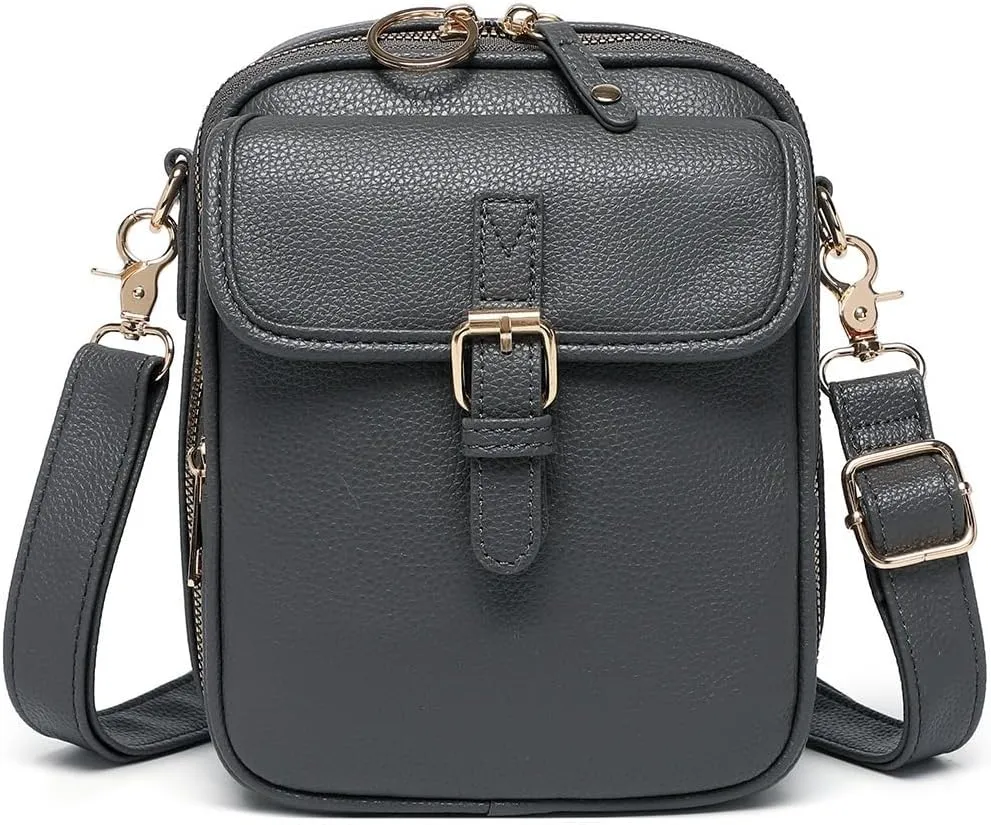 Urvashi Crossbody Leather Bag, Collaboraten1 Crossbody Leather Bag Anti Theft Small Crossbody Sling Bags for Women