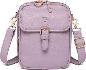 Urvashi Crossbody Leather Bag, Retro Double-Layer Large Capacity Mini Crossbody Bag, Large Capacity Crossbody Bag