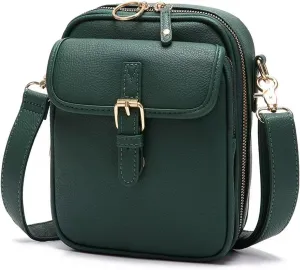 Urvashi Crossbody Leather Bag,Tojoyride crossbody bag, Women'S Anti-Theft Retro Crossbody Bag With Multiple Card Slots