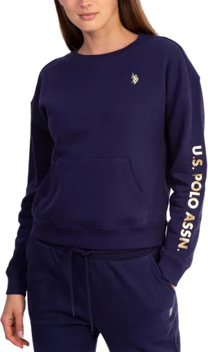 U.S. POLO ASSN. USPA Pullover Printed Logo with Pocket Sweatshirt