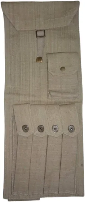 U.S. WWII/ WW2 M3/M3A1 Grease Gun Canvas Carry Case Bag KHAKI - Reproduction