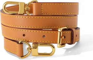 Vachetta Leather Adjustable Crossbody Strap for Leather Shoulder Strap Belt Replacement Suitable for L V Handbags