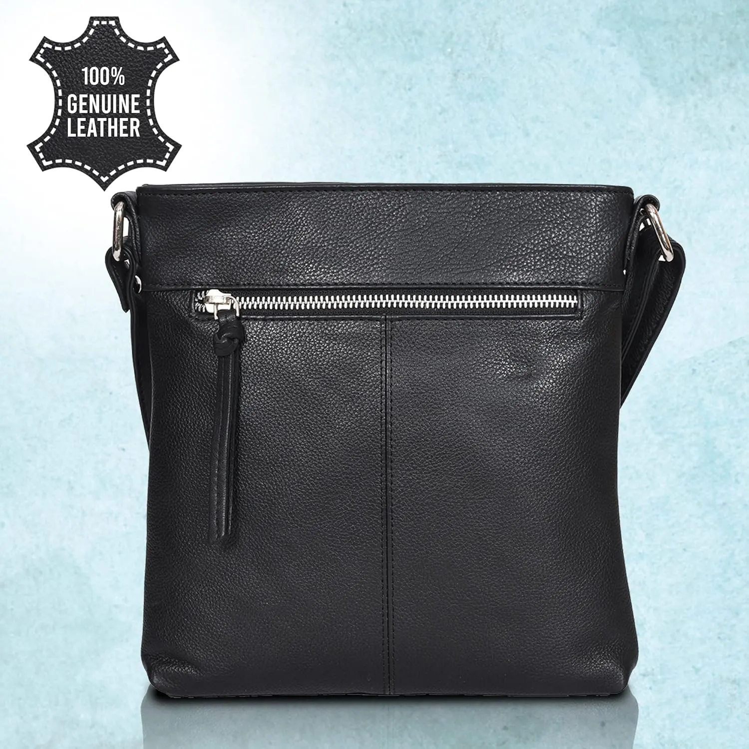 VALENCHI Leather Crossbody Bags for Women - Women's Crossbody Handbags - Trendy Leather Purse for Women - Ladies Sling Bag