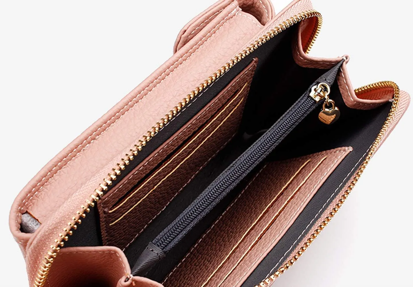 Valentoria Womens Crossbody Bag Cell phone Wallet Small Shoulder Purse Leather Card Handbag Burgundy