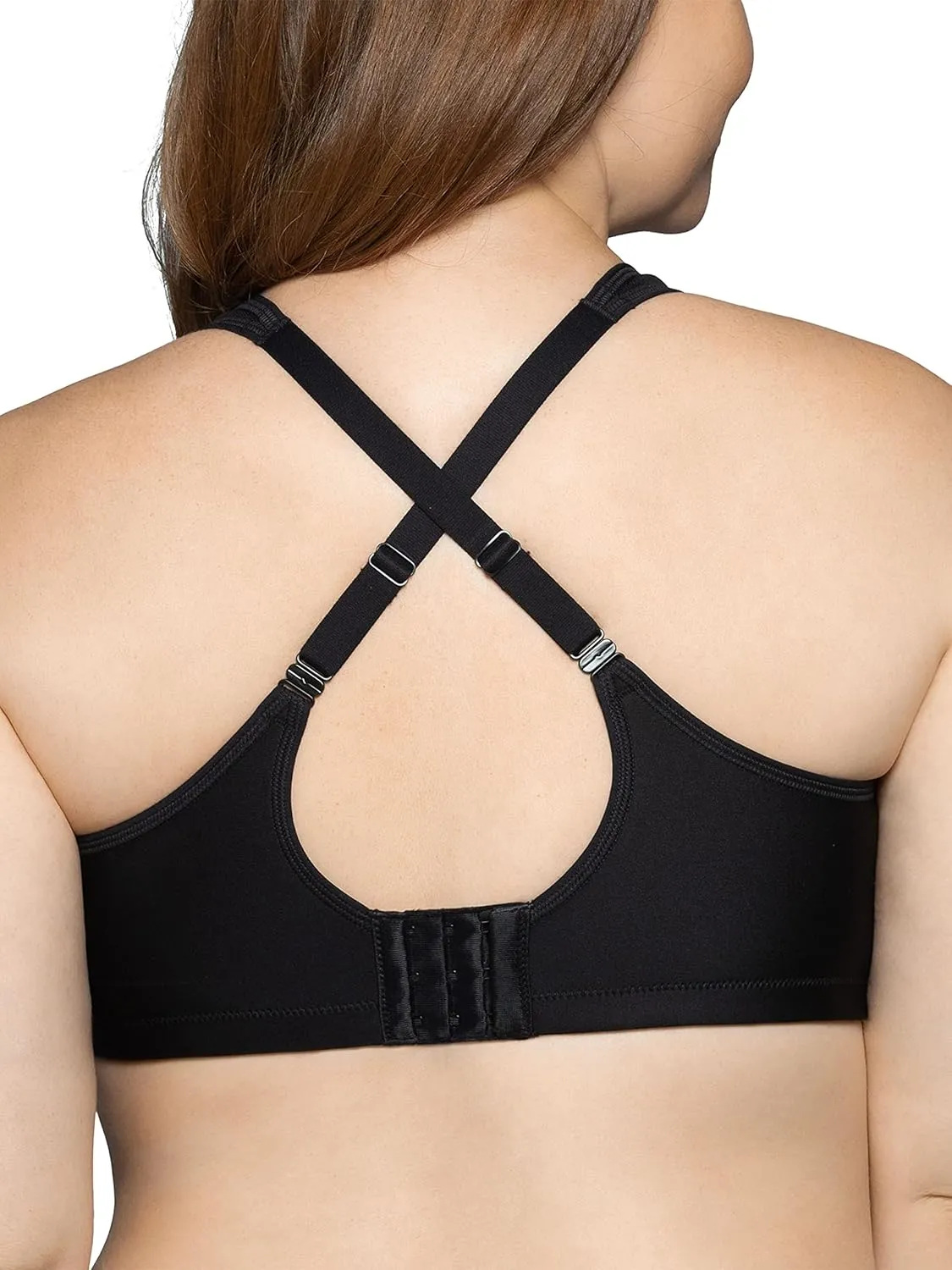 Vanity Fair Women's Medium Impact Sports Bras for Women, Breathable, Moisture Wicking, Padded Cups up to DDD