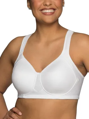 Vanity Fair Women's Medium Impact Sports Bras for Women, Breathable, Moisture Wicking, Padded Cups up to DDD